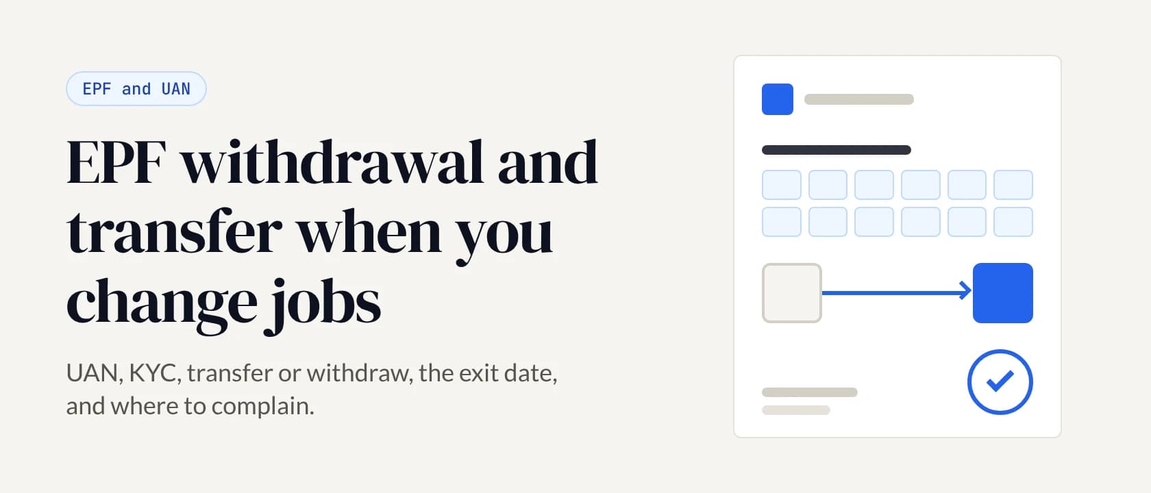EPF withdrawal and transfer when you change jobs